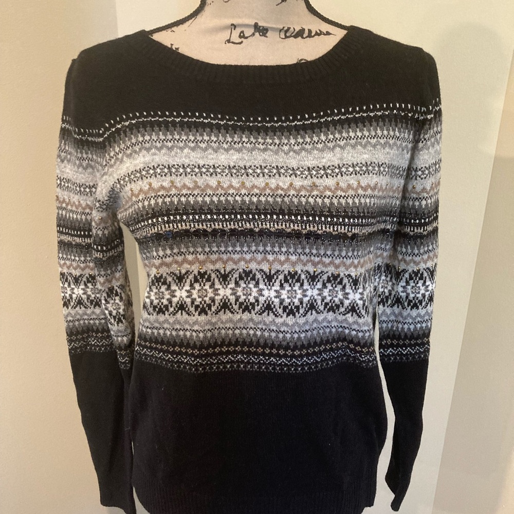 Loft sequin holiday sweater